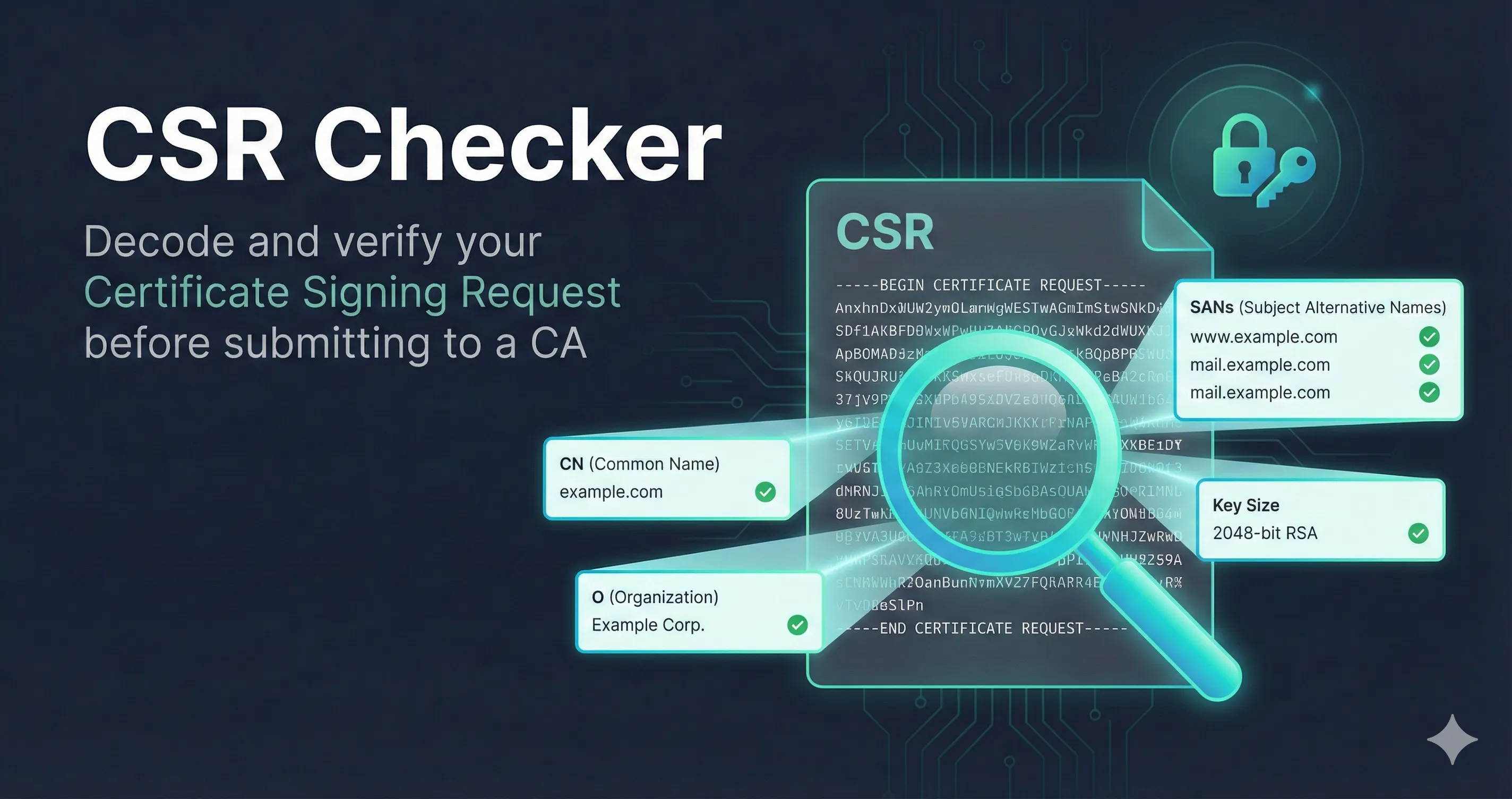 CSR Decoder & Checker - Validate your Certificate Signing Request
