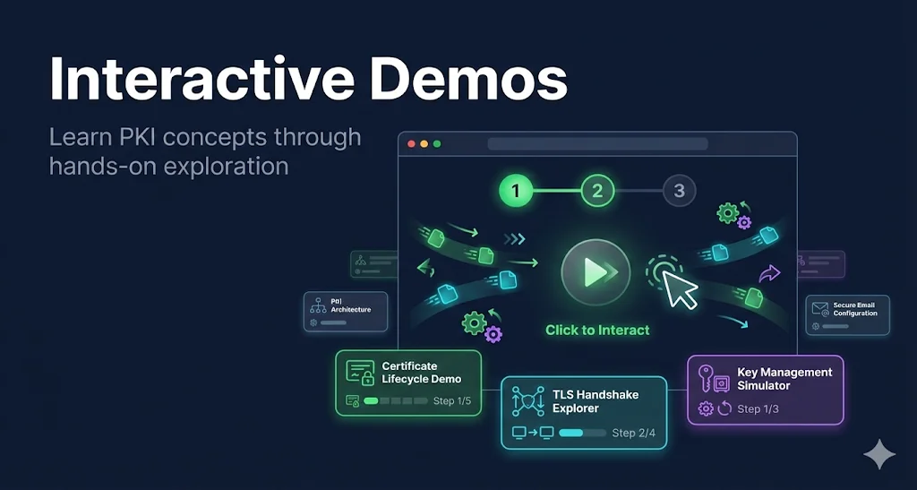 Interactive Demos - Learn PKI concepts through hands-on exploration