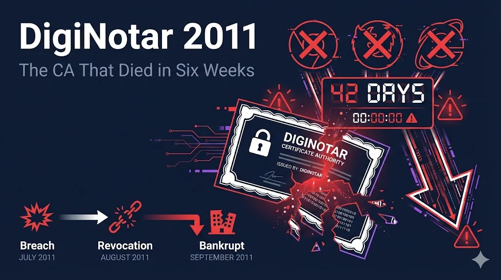 DigiNotar 2011: The Breach That Killed a CA