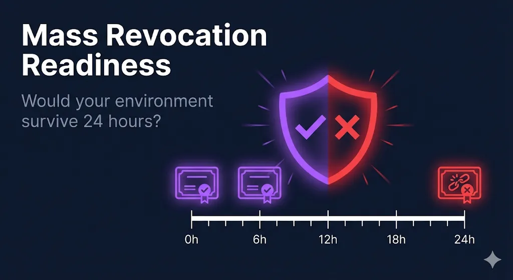 Mass Revocation Readiness — Would your environment survive 24 hours?